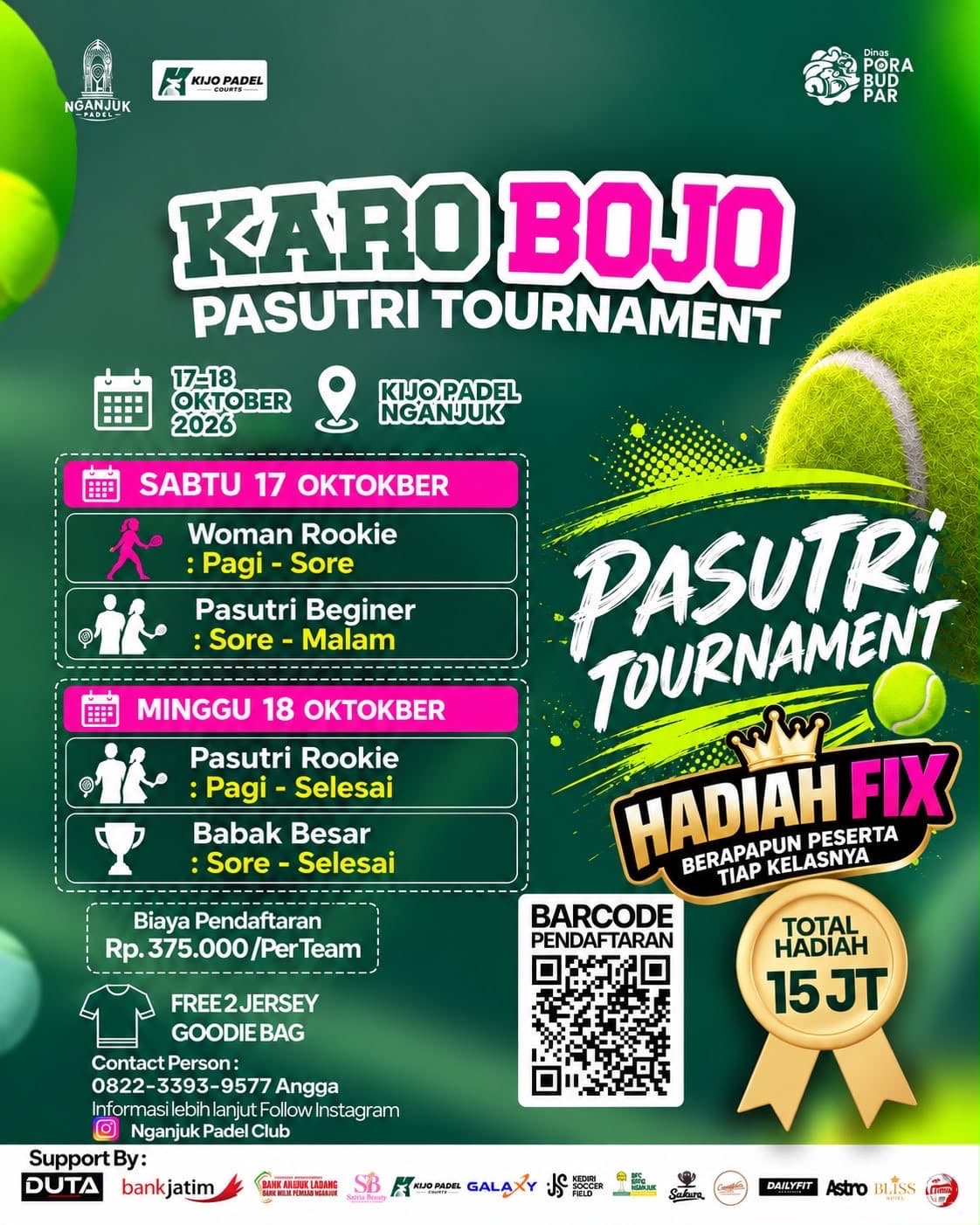 Poster PADEL KARO BOJO 2026