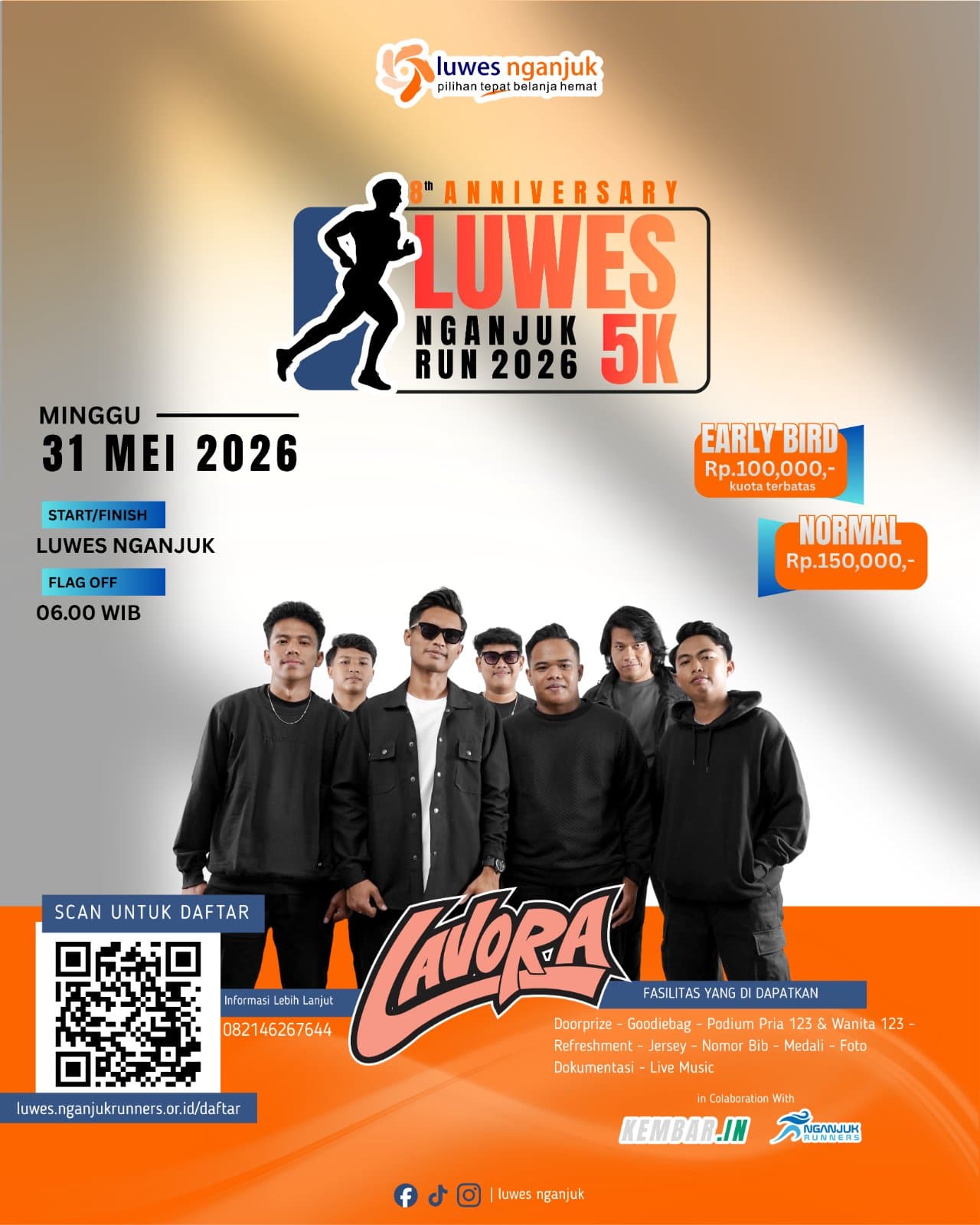 Poster LUWES NGANJUK RUN 2026